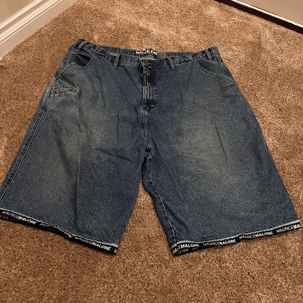 Maurice Malone Blue Jean Shorts